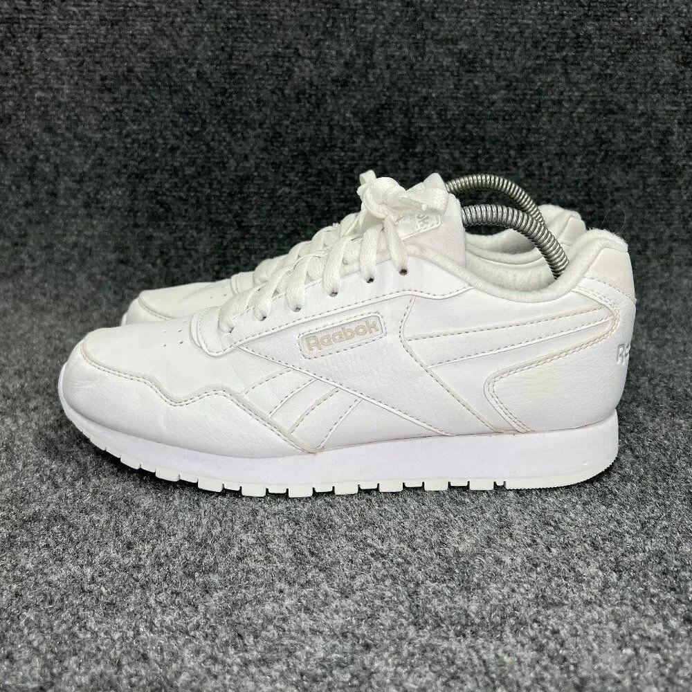 Reebok Classic Harman Run Sneakers Women's 9 White Leather Retro‎ Athletic Shoes